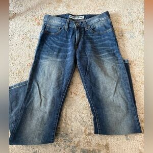 Express Men's Straight Blue Jeans